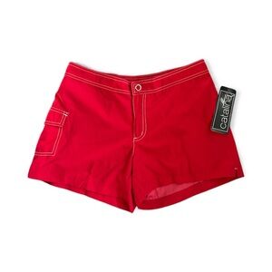Catalina Women's Vibrant Red Cargo Shorts